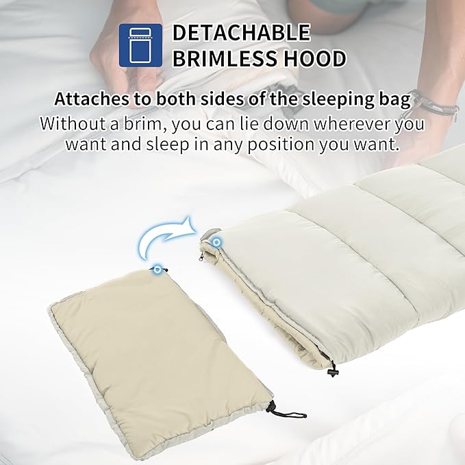 FlowLite™ LD150 Hooded Synthetic Sleeping Bag 54°F / 12°C