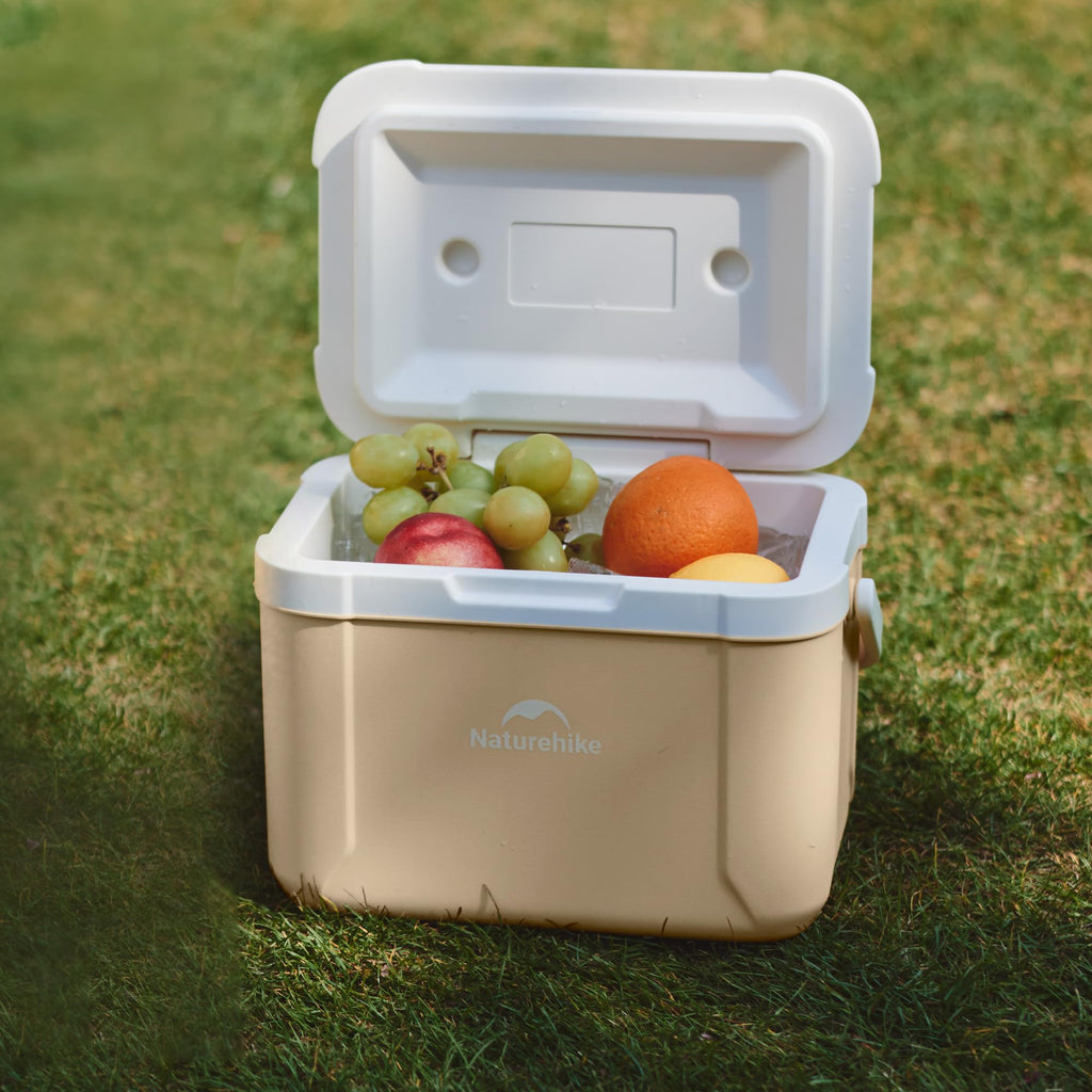 Naturehike 5.3 QT Hard Cooler, Mini Insulated Ice Chest Box, Portable Ice Retention Cooler for Beach Camping Picnic Fishing Barbecue