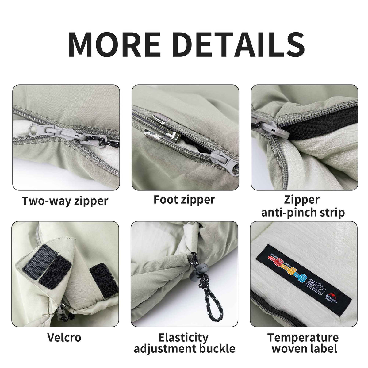 SunTherm™ M180 Synthetic Sleeping Bag 53°F / 12°C
