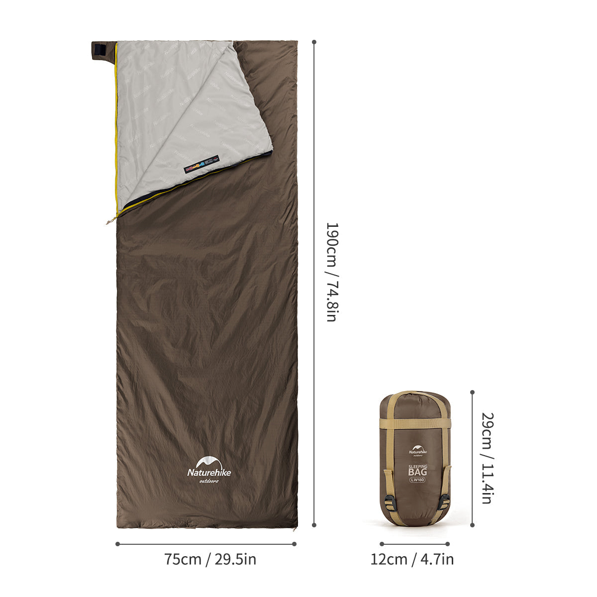 LW180™ Synthetic Sleeping Bag 59°F / 15°C