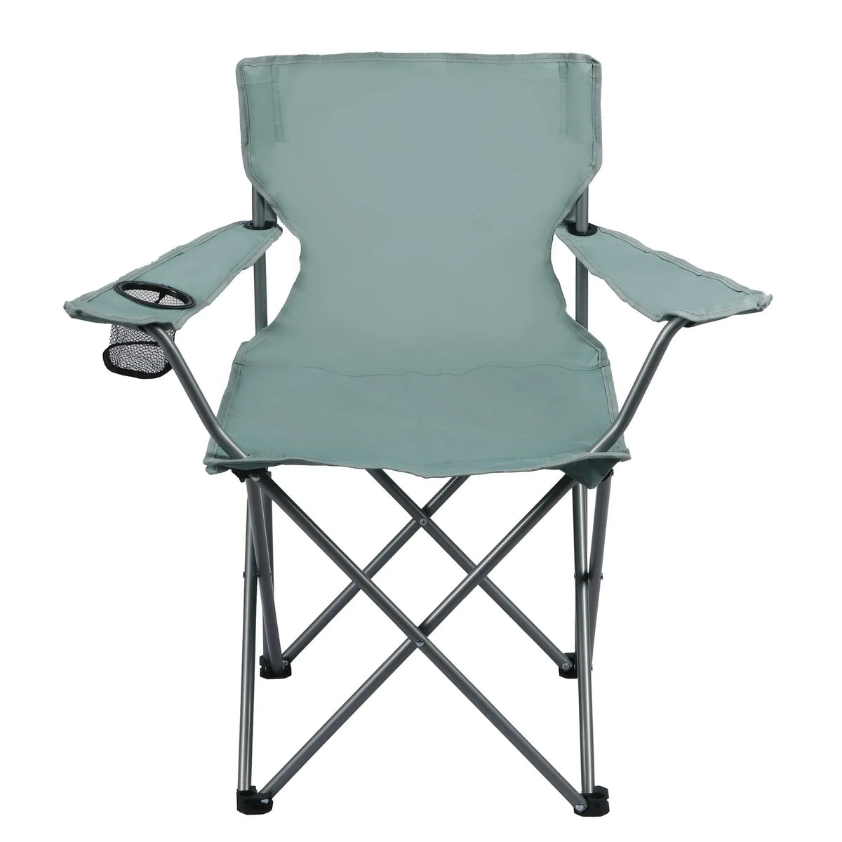 Ozark Trail Folding Camp Chair with Cup Holder â€“ Lightweight, Portable Outdoor Chair for Camping, Tailgating & Sports â€“ Green Goddess
