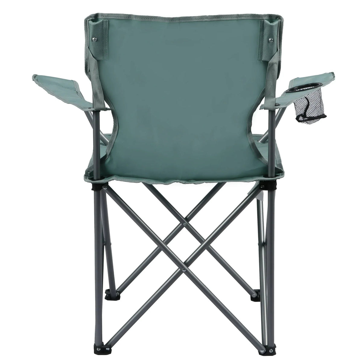 Ozark Trail Folding Camp Chair with Cup Holder â€“ Lightweight, Portable Outdoor Chair for Camping, Tailgating & Sports â€“ Green Goddess