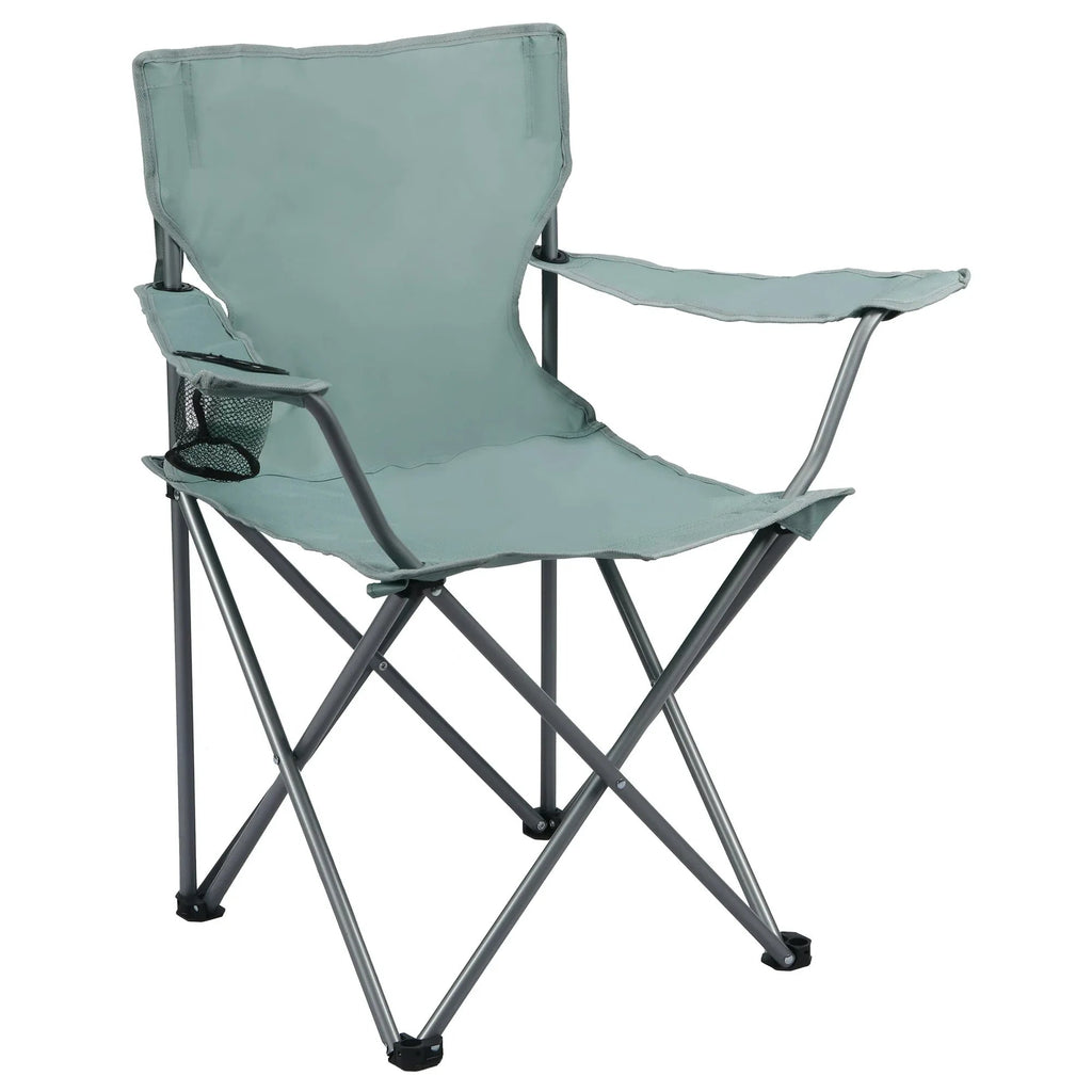Ozark Trail Folding Camp Chair with Cup Holder â€“ Lightweight, Portable Outdoor Chair for Camping, Tailgating & Sports â€“ Green Goddess